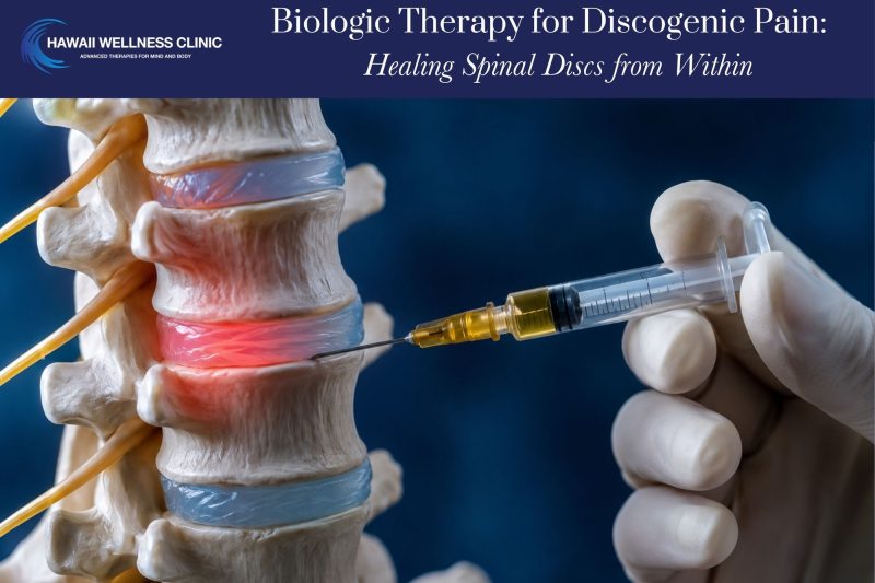 Biologic Therapy for Discogenic Pain: Healing Spinal Discs from Within